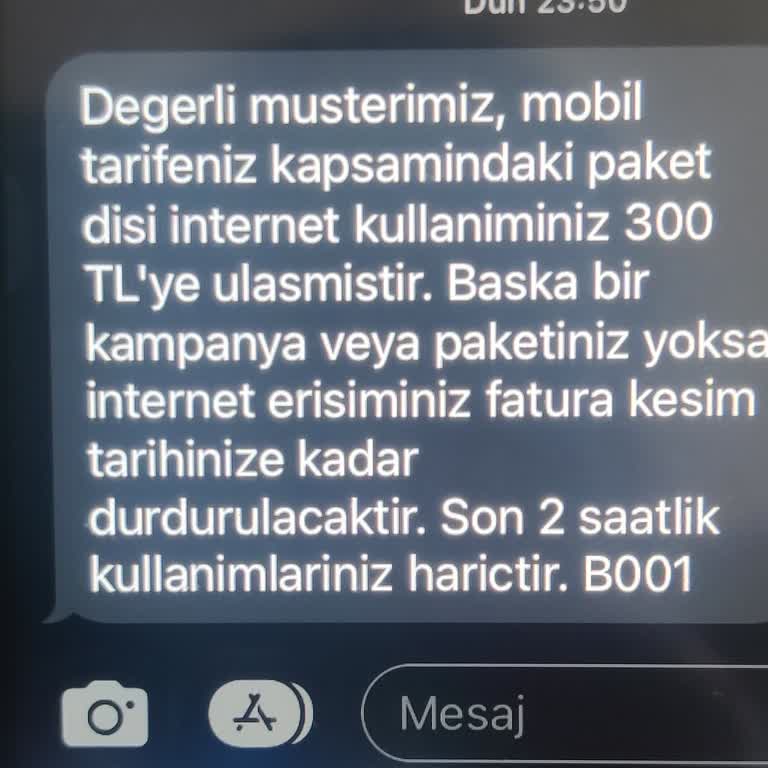 Faturalı Hatta Haksız Ücretlendirme Sorunu