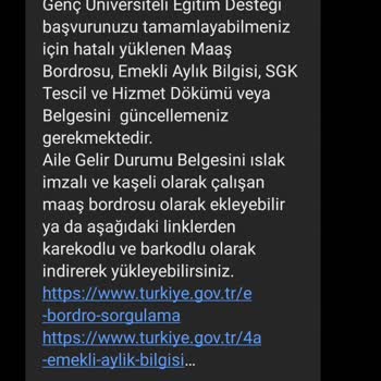 İBB Burs Başvurusunda Evrak Sorunu