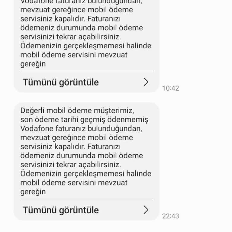 Vodafone Pay'den Hatalı Mobil Ödeme İptali Ve Yetersiz Bilgilendirme
