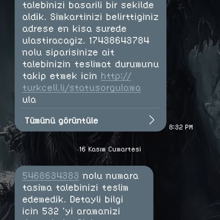 Sim Kart Teslimatında Yaşanan Sorun