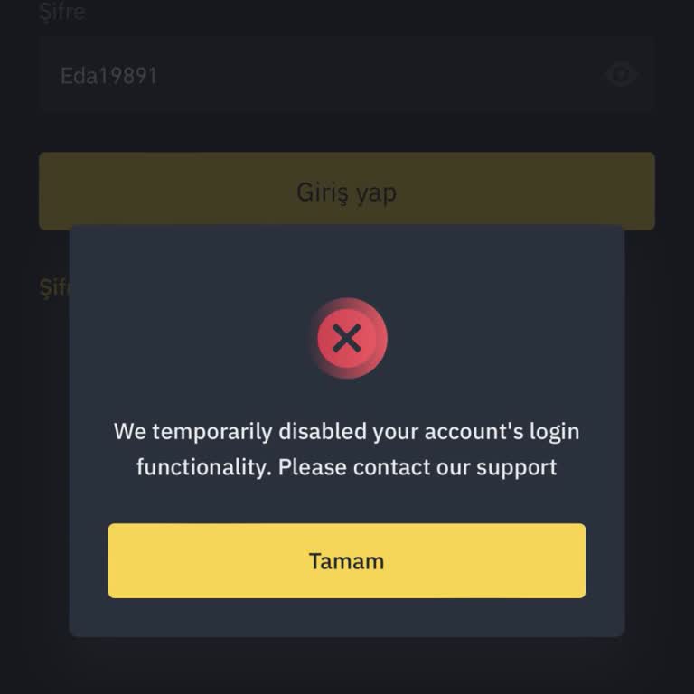 Binance Hesabına Erişim Sorunu Ve Güvenlik Açığı İddiası