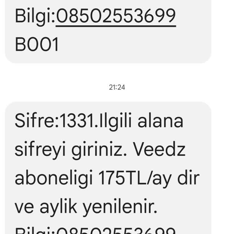 İzinsiz Abonelik Ve Beklenmedik Ücretlendirme