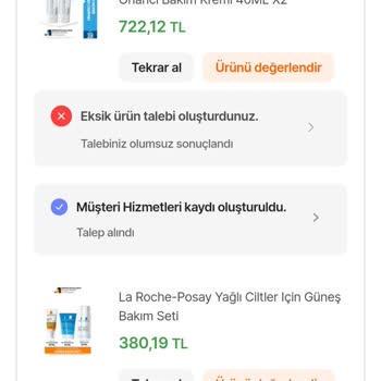 Eksik Ürün Teslimatı Ve Yetersiz Müşteri Hizmeti
