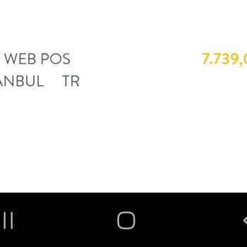 Kredi Kartımdan Habersiz İşlem Yapıldı