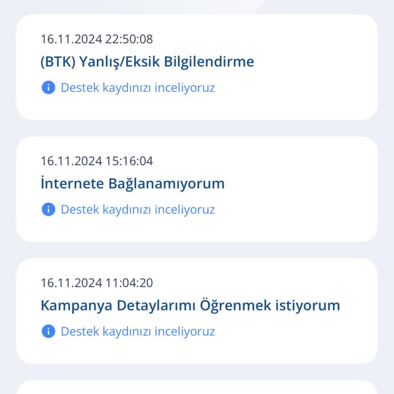 TurkNet'in Söz Verilen Hizmet Eksikliği Ve İletişim Sorunları