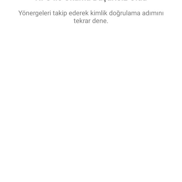 Vodafone Pay Uygulamasında NFC Sorunu