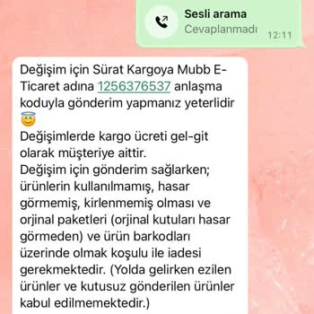 Yanıltıcı İade Politikası Ve Kalitesiz Ürün Teslimatı