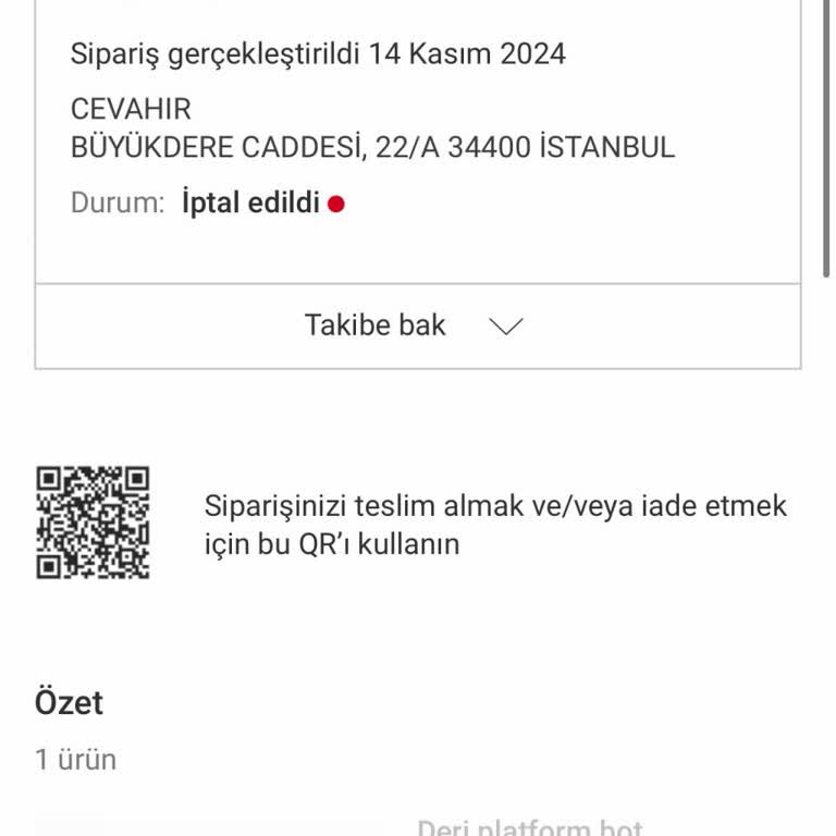 Ücret İadesi Sorunu Ve Yetersiz Müşteri Hizmeti