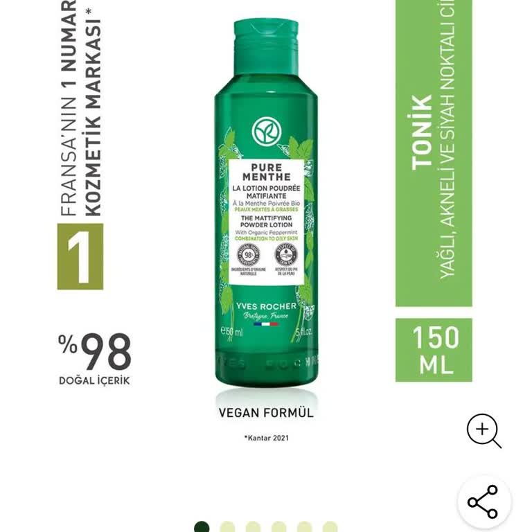 Yves Rocher Yüz Toniği Sivilce Sorunu