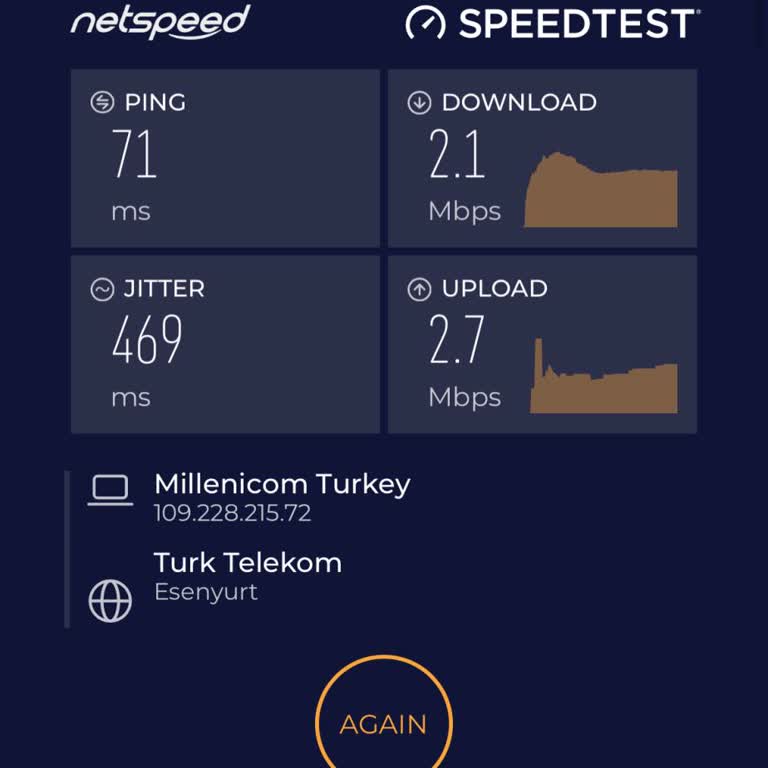 Düşük Hızlı İnternet Sorunu
