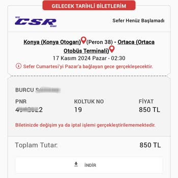 Gece Seferi Saat Değişikliği Ve İletişim Eksikliği