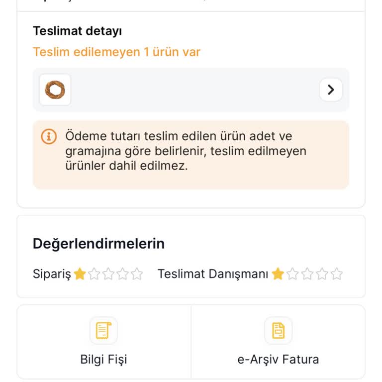 Migros Sipariş Teslim Edilmedi, İade Yapılmadı!