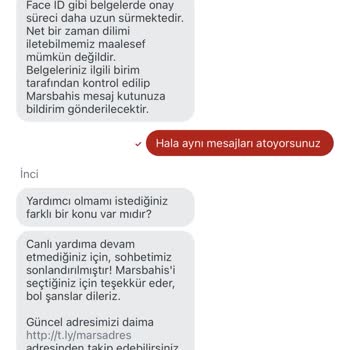 Marsbahis'te Belge Onayı Sorunu