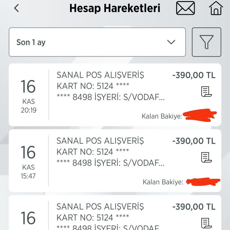 Vodafone Yanımda Uygulamasıyla Üç Kez Para Çekildi