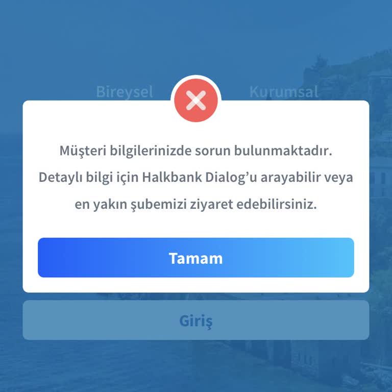 Halkbank Mobil Bankacılık Erişim Sorunu