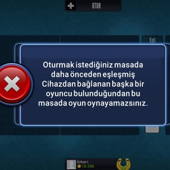 Okey Hesap Giriş Sorunu