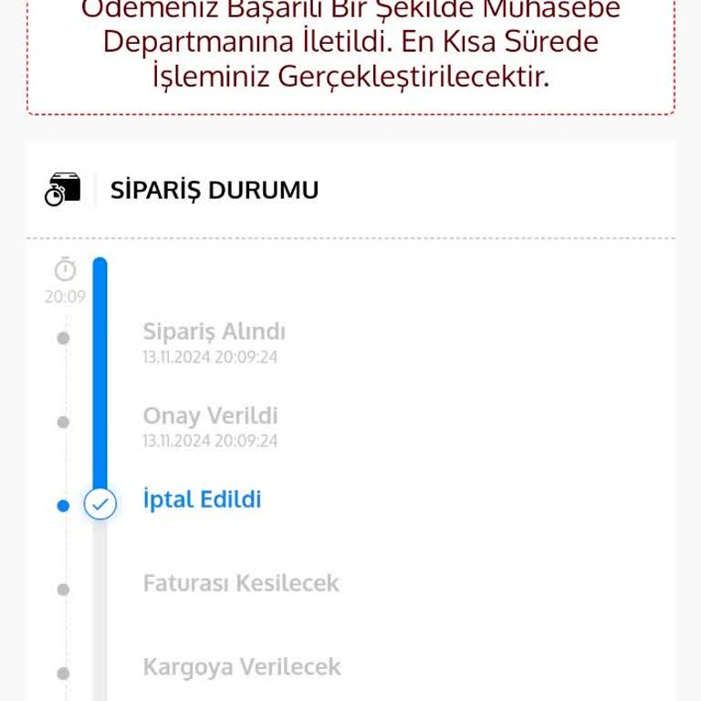 İnternet Siparişinde İptal Ve Para İadesi Sorunu