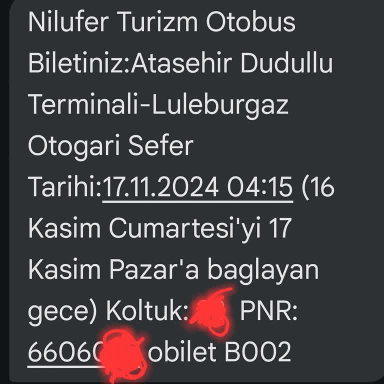 Nilüfer Turizm Ve Obilet İle Yaşanan Mağduriyet