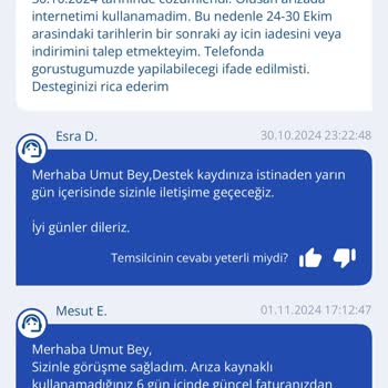 İnternet Kesintisi Ve Yanlış Borçlandırma Sorunu
