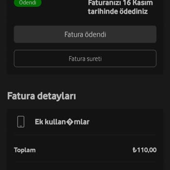 Vodafone Yanlış İnternet Kullanım Ücreti Ve İade Talebi