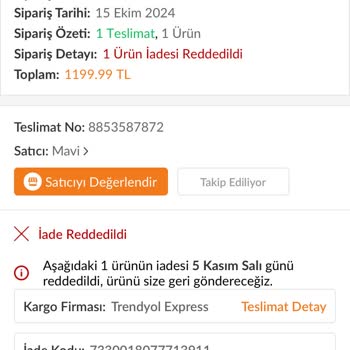 Kayıp Ürün Ve Hesap Kısıtlaması Mağduriyeti