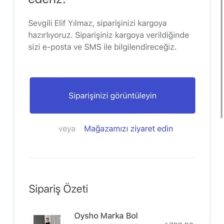 Ürünler Kargoya Verilmedi Ve İletişim Sağlanamıyor