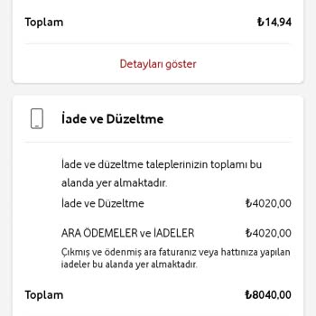 Vodafone İle Yaşanan İletişim Ve Fatura Sorunları