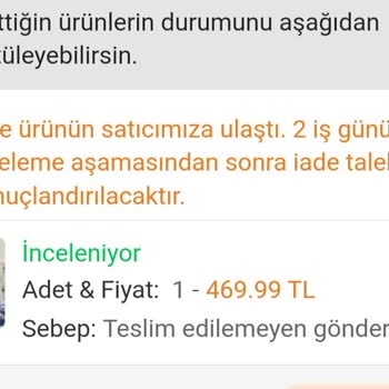 Trendyol Siparişim Kayboldu Ve İade Süreci Sorunlu