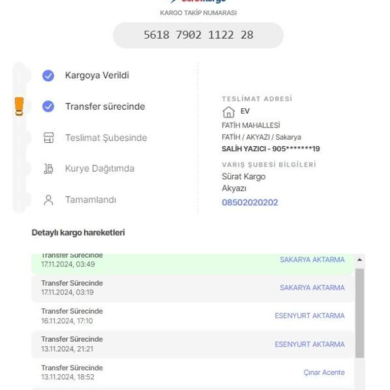Kargo Şirketinin Yavaş Ve İlgisiz Hizmeti