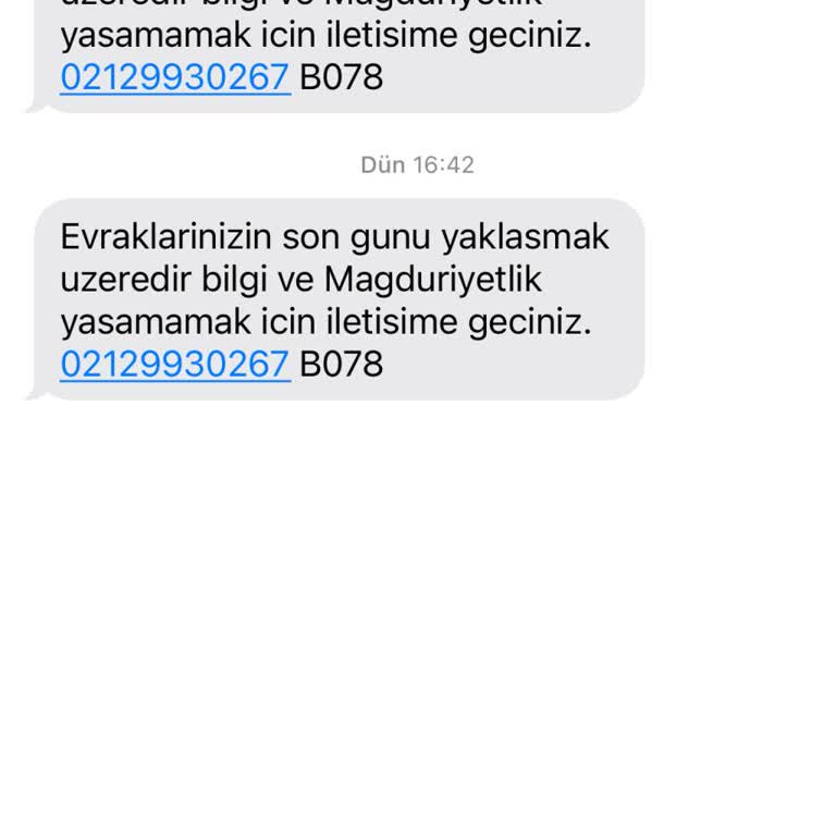 Asılsız Mesajlarla Mağduriyet Yaratılıyor!