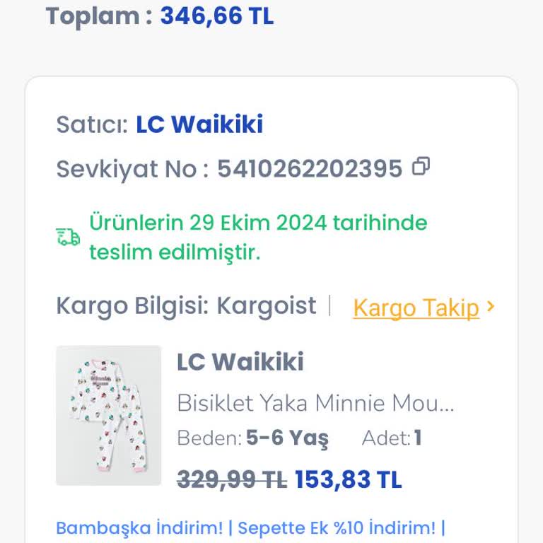 Eksik Ve Orantısız Ürün İadesinde Sorun Yaşıyorum