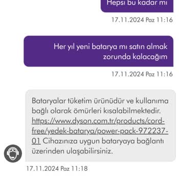 Dyson Süpürge Batarya Sorunu: Her Yıl Yeni Batarya Almak Zorunda Kalmak