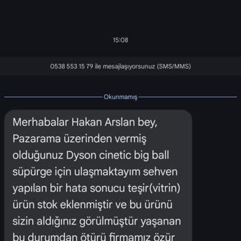 Pazarama'dan Sipariş İptali Ve Mağduriyet