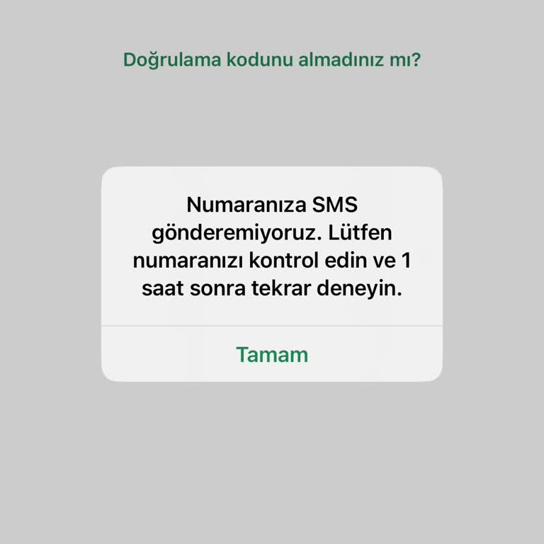 Vodafone Yeni Numara Sorunu: WhatsApp Mesajları Gelmiyor