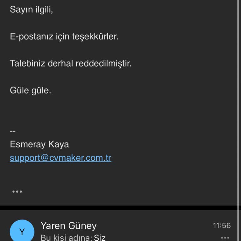 Cvmaker.com'dan İzinsiz Para Çekimi Ve İade Sorunu