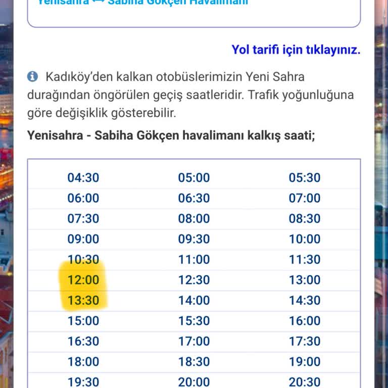 Havabüs Sefer Saatlerinde Yaşanan Erken Kalkış Sorunu