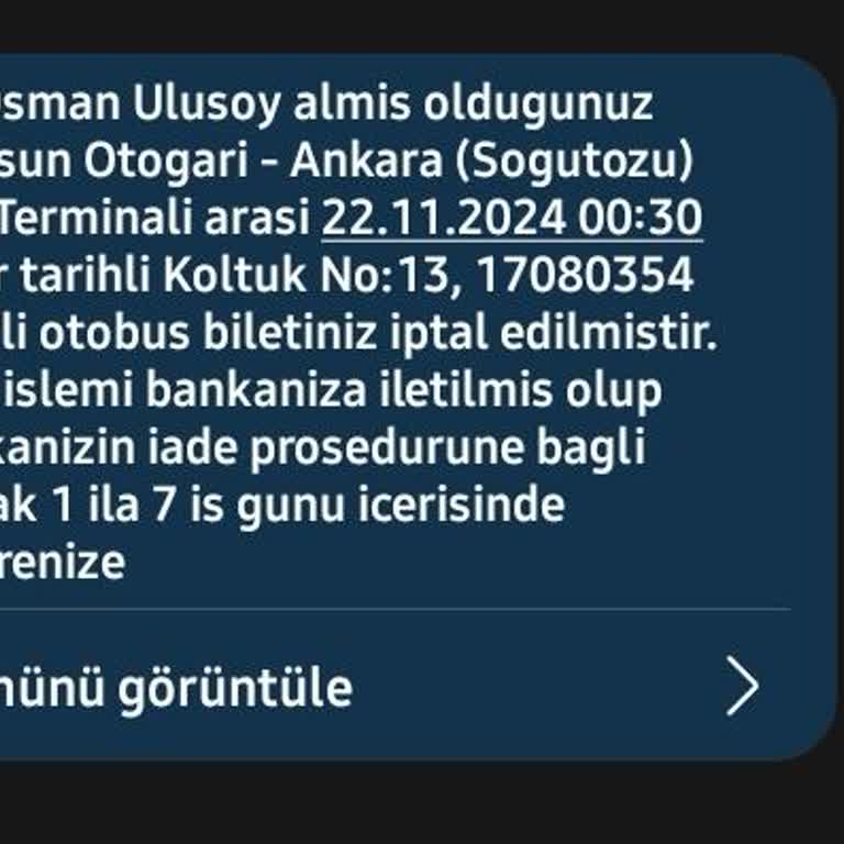 Para İadesi Bekleyen Müşteri Mağduriyeti