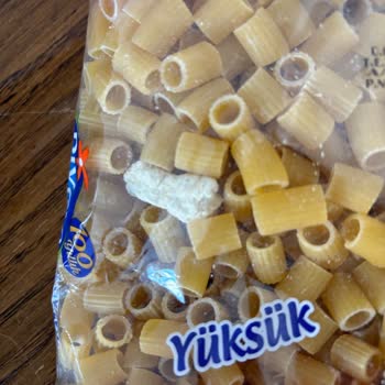 Piyale Makarnada Taş Gibi Madde Şoku