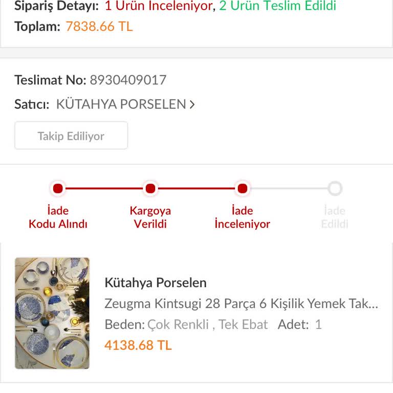 Yanlış İade Kodu Nedeniyle Artan Fiyatla Karşılaşma