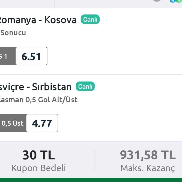 Kupon Tuttu Ama Para Hesaba Geçmedi