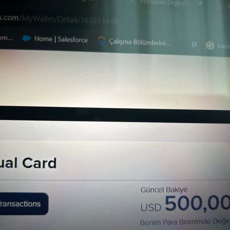 Virtual Master Card İle Alışveriş Yapamama Sorunu
