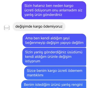 Yanlış Ürün Gönderimi Ve İade Sorunu