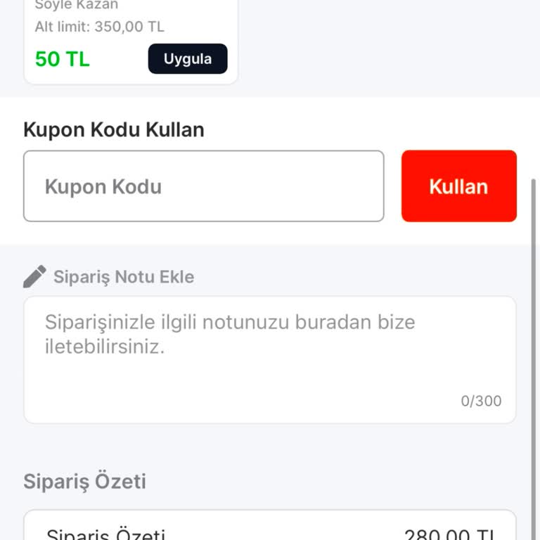 Tavuk Burgerde Tavuk Yok Ve Kupon Sorunu