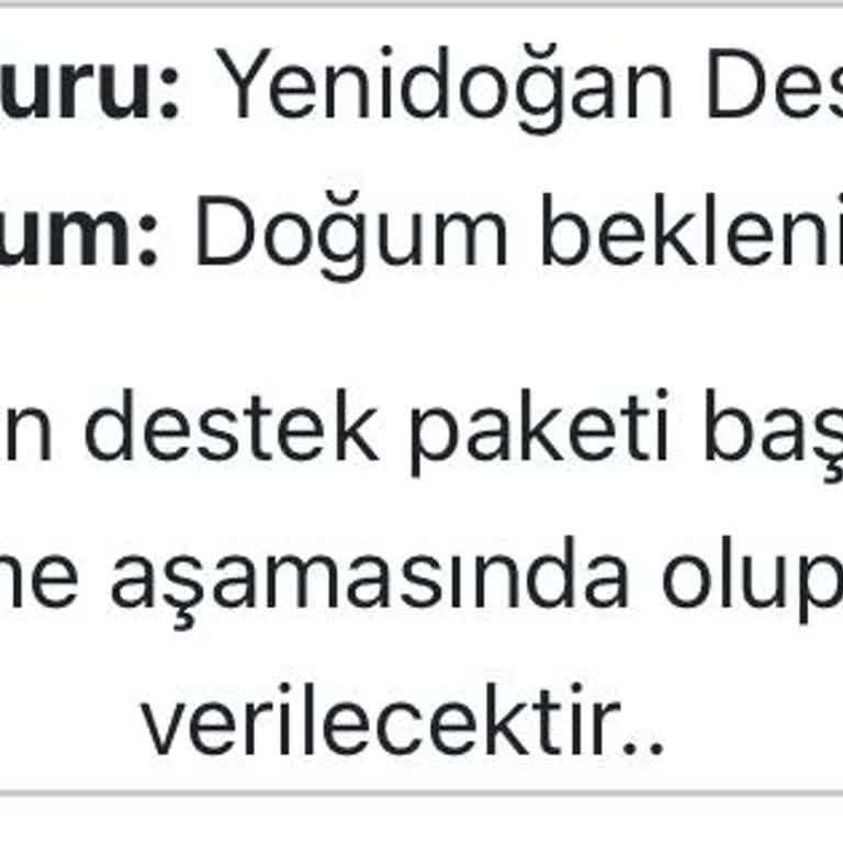 İBB Yenidoğan Destek Paketi Başvurusunda Bilgi Eksikliği