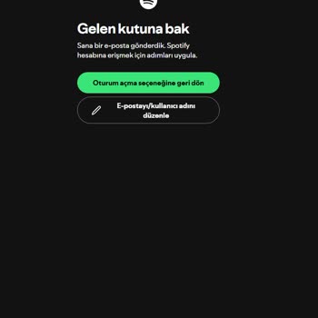 Spotify Hesabına Erişim Sorunu