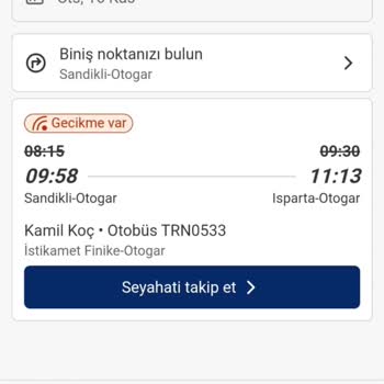 Kamil Koç İle Yaşanan Gecikme Ve İade Sorunu