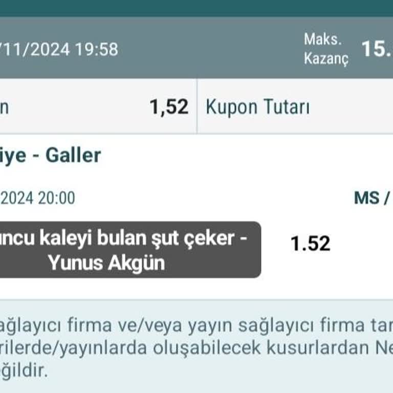 Kazandığım Kuponun Onaylanmaması