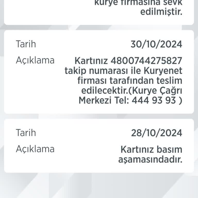 Ziraat Bankası Kart Teslimatında Kurye Sorunu