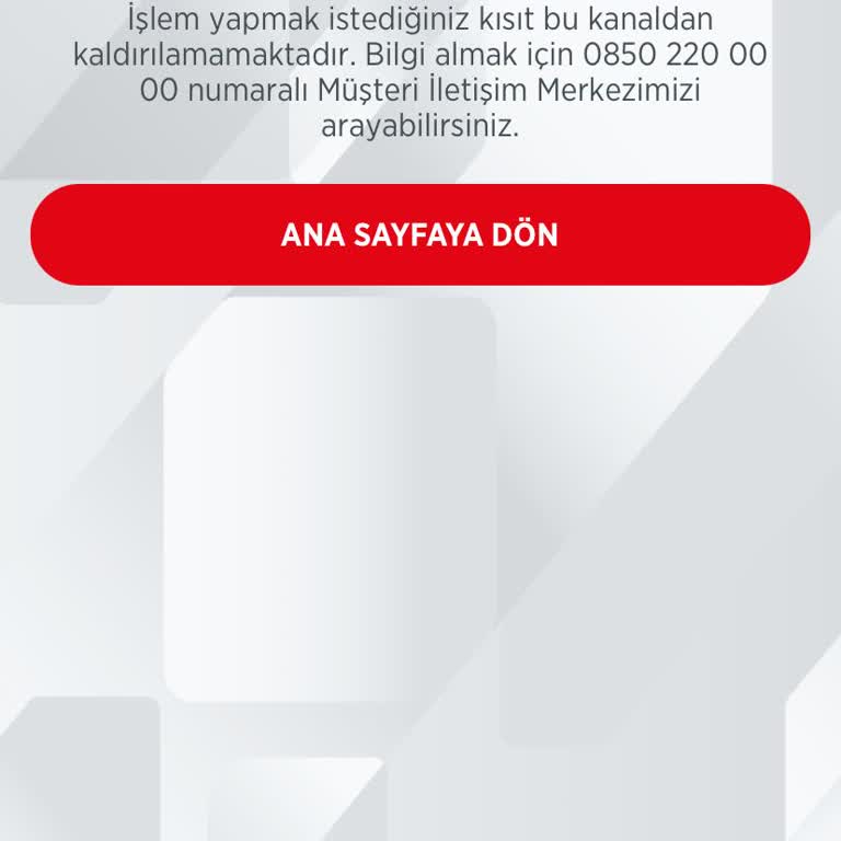 Kredi Kartı Kısıtı Sorunu Ve Müşteri Hizmetleri Yanıtı