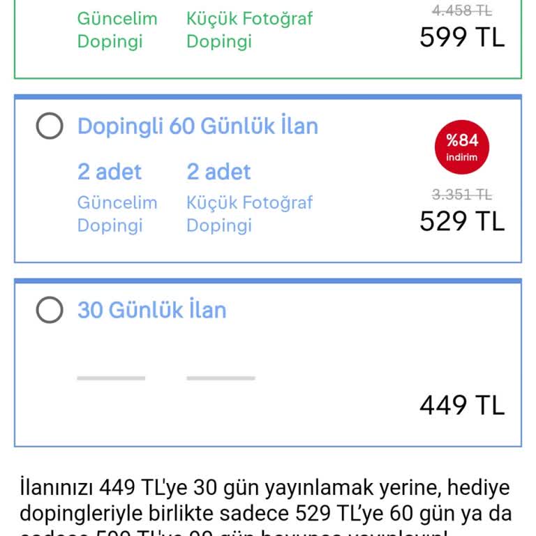 Eski İlan Güncellemesi Ve İade Sorunu